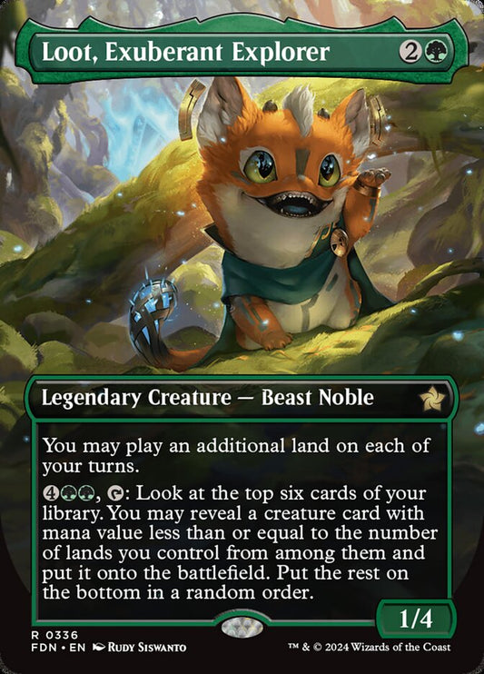 Loot, Exuberant Explorer (Borderless) Magic The Gathering