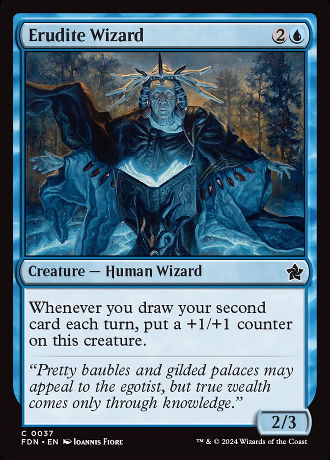 Erudite Wizard Magic The Gathering