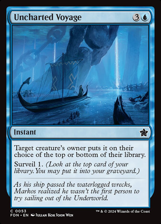 Uncharted Voyage Magic The Gathering