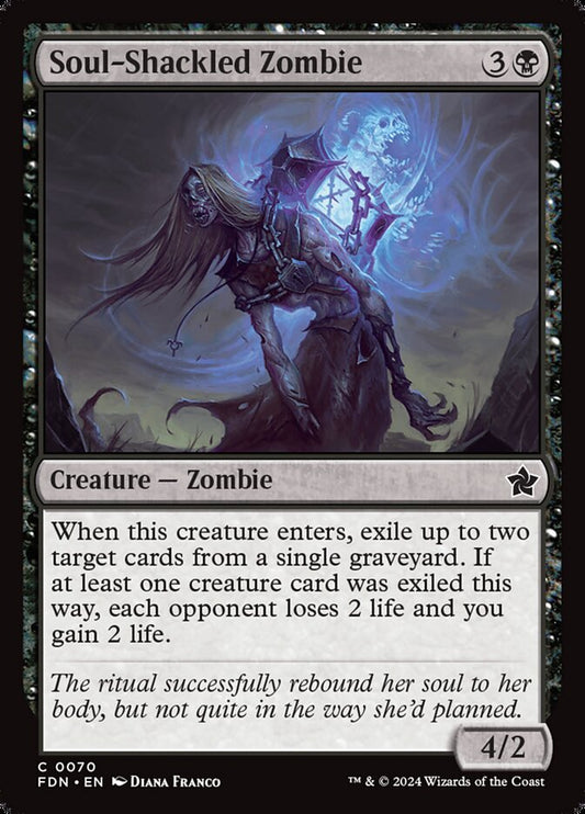 Soul-Shackled Zombie Magic The Gathering