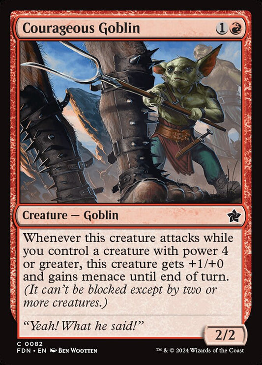 Courageous Goblin Magic The Gathering