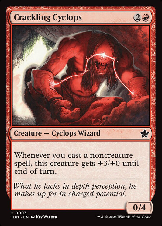 Crackling Cyclops Magic The Gathering