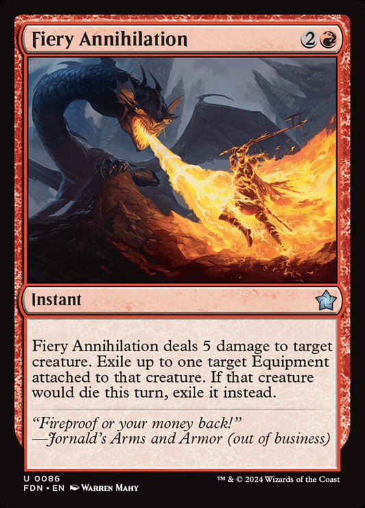 Fiery Annihilation Magic The Gathering