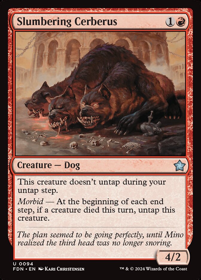 Slumbering Cerberus Magic The Gathering