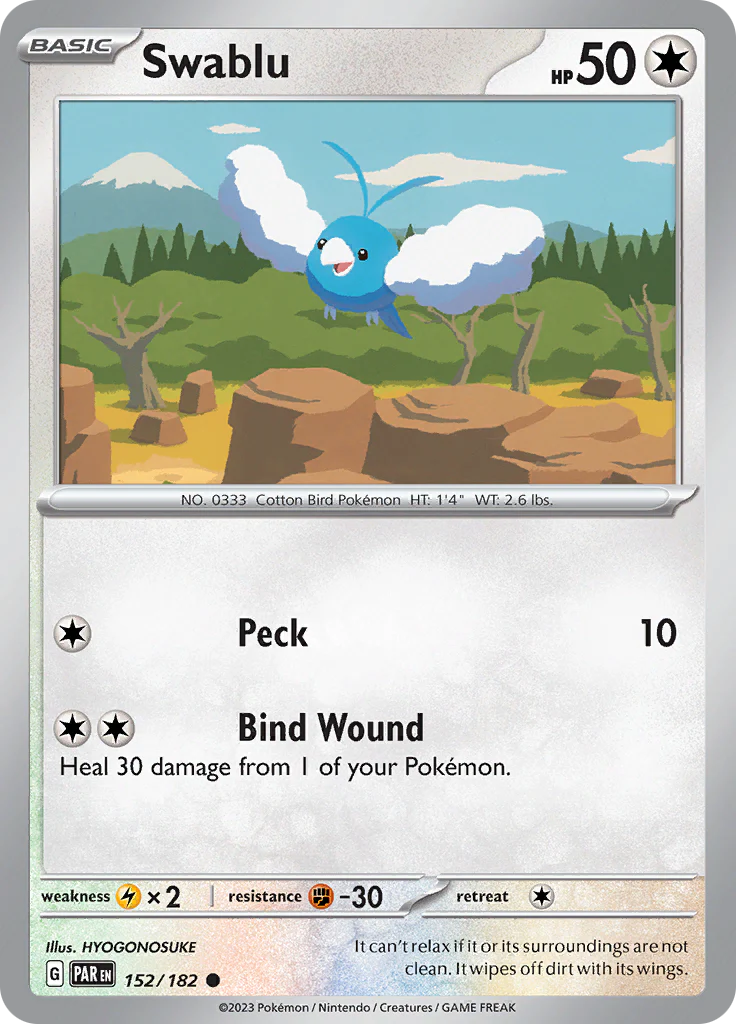 Swablu (152/182) [Scarlet & Violet: Paradox Rift] Pokemon