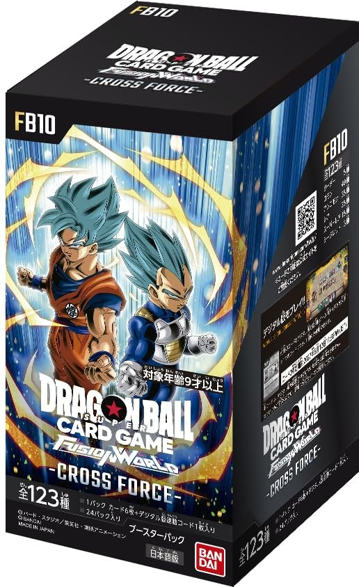 Dragon Ball Super Card Game Fusion World CROSS FORCE FB10 Japanese Booster Box Bandai