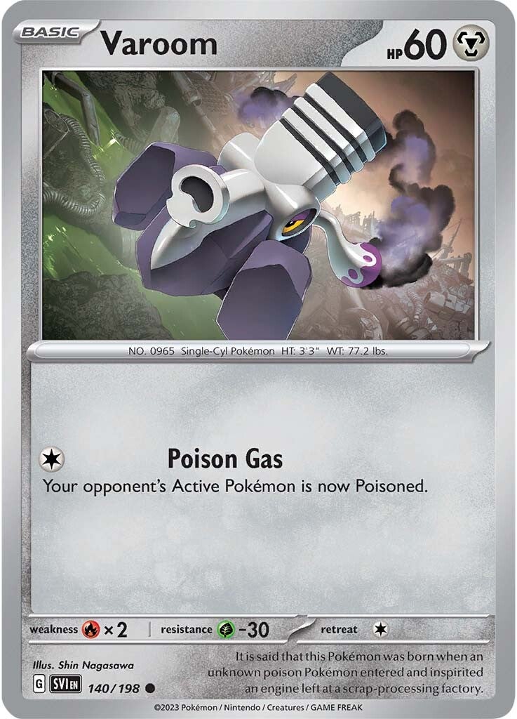 Varoom (140/198) [Scarlet & Violet: Base Set] Pokemon