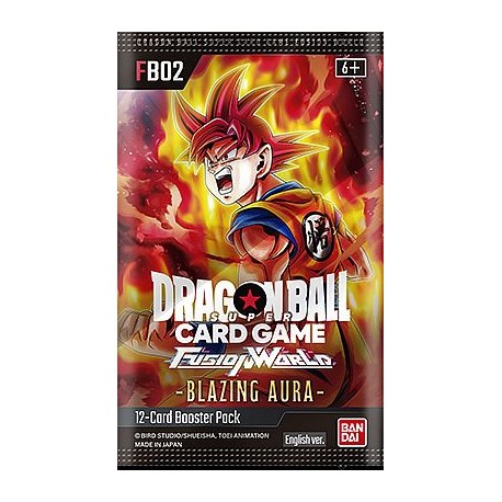 Dragon Ball Super CG Fusion World - Blazing Aura Booster Pack Bandai