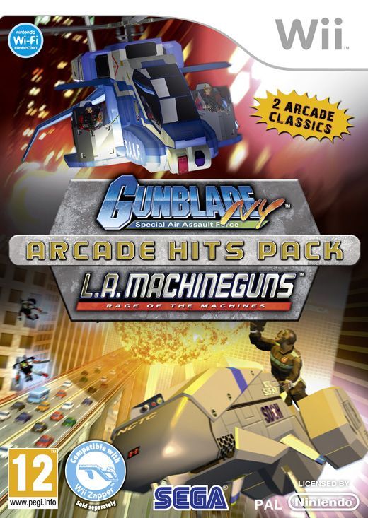 Gunblade NY & LA Machineguns: Arcade Hits Pack PAL Wii (Complete) Armchair Generals