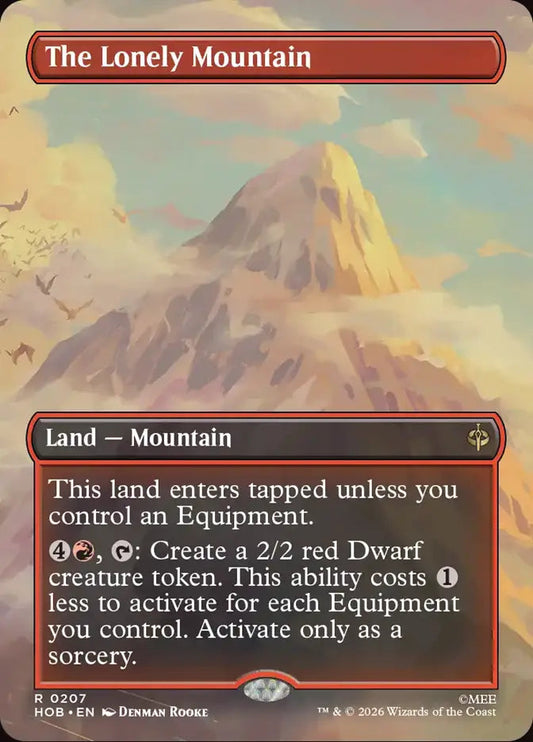 The Lonely Mountain (Foil Borderless Scene) [The Hobbit] Armchair Generals