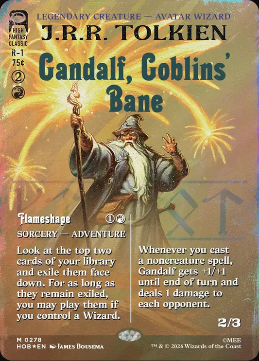 Gandalf, Goblin's Bane (Surgefoil Bookcover) [The Hobbit] Armchair Generals
