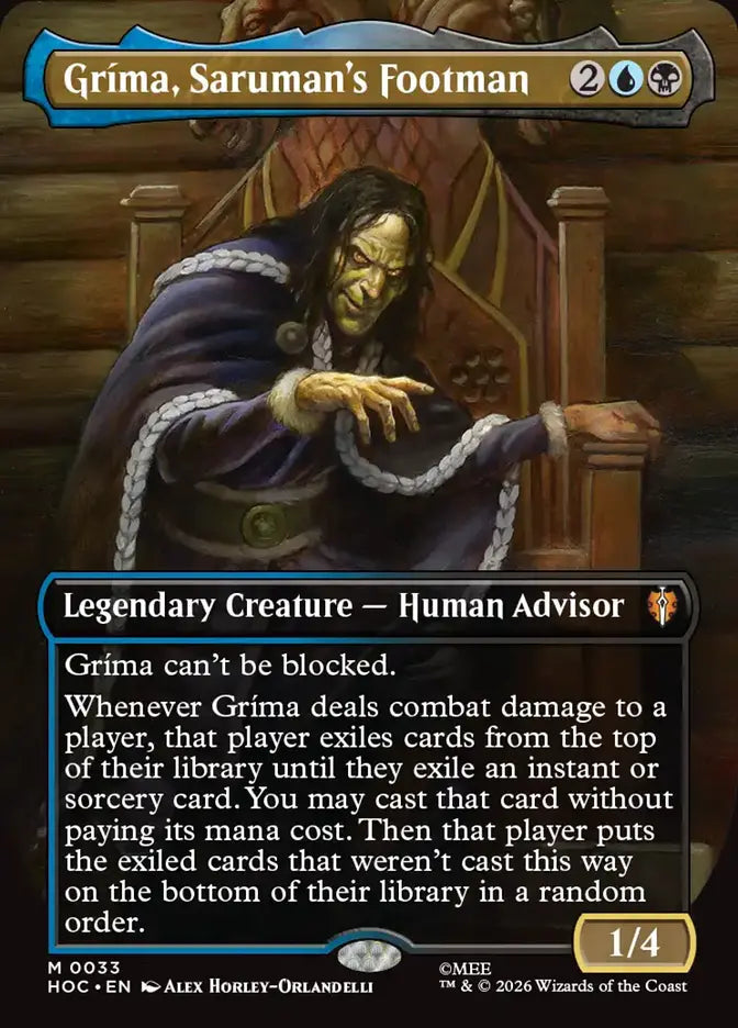 Gríma, Saruman's Footman (Foil) [The Hobbit Eternal] Armchair Generals