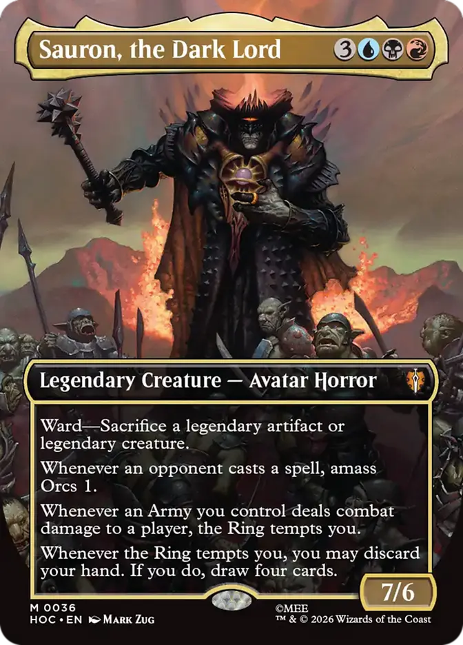 Sauron, the Dark Lord (Foil) [The Hobbit Eternal] Armchair Generals