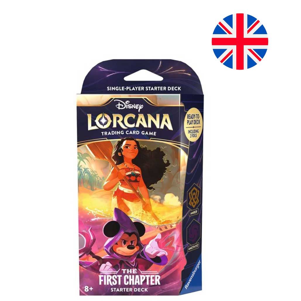 Lorcana English Disney Vaiana The First Chapter deck of cards Disney