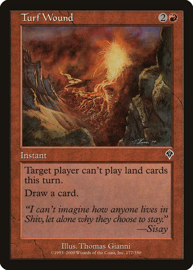 Turf Wound (Foil) [Invasion] Armchair Generals