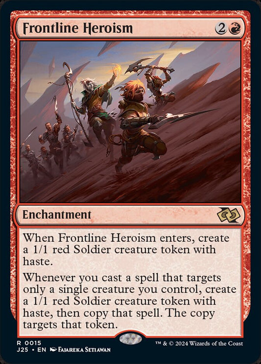 Frontline Heroism Magic The Gathering