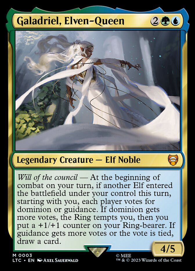 Galadriel, Elven-Queen (Foil) Magic The Gathering