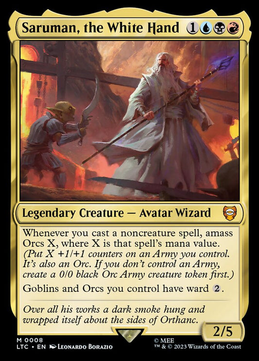 Saruman, the White Hand Magic The Gathering