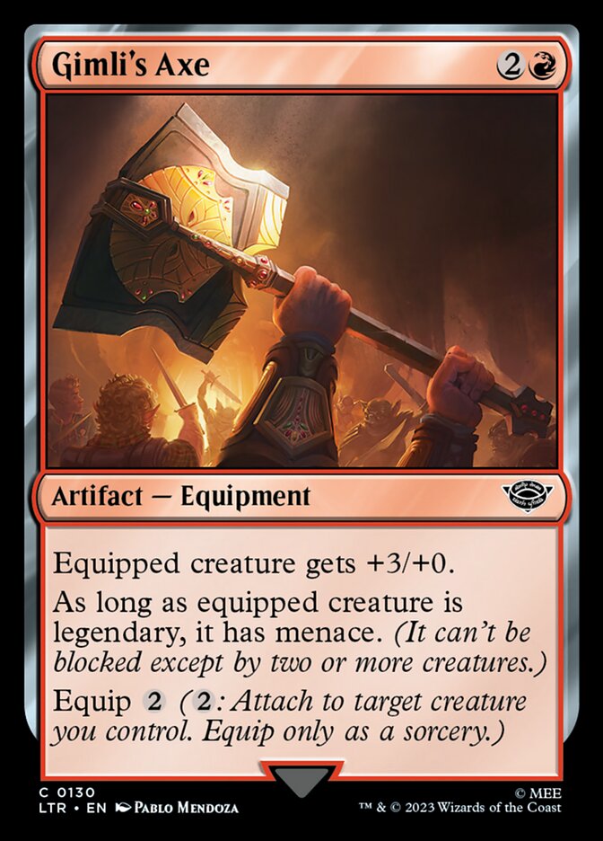 Gimli's Axe Magic The Gathering