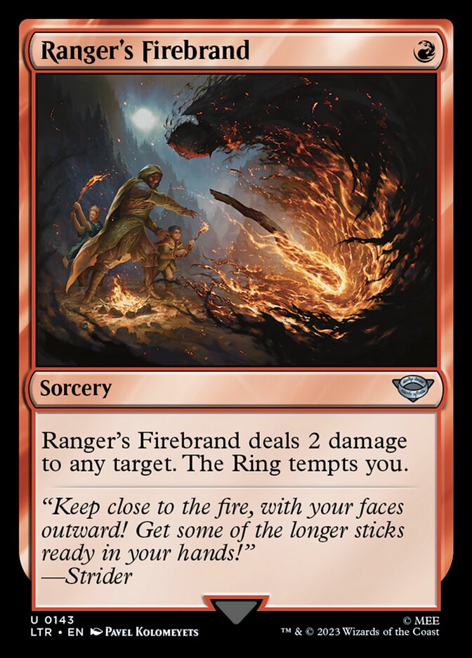 Ranger's Firebrand Magic The Gathering