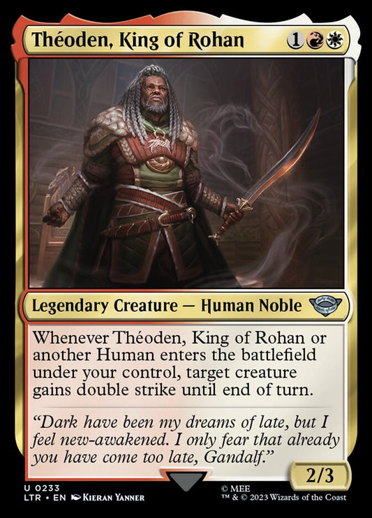 Théoden, King of Rohan Magic The Gathering