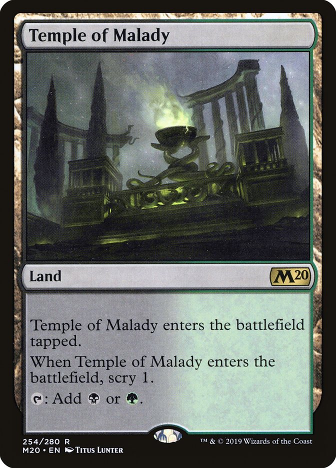 Temple of Malady Magic The Gathering