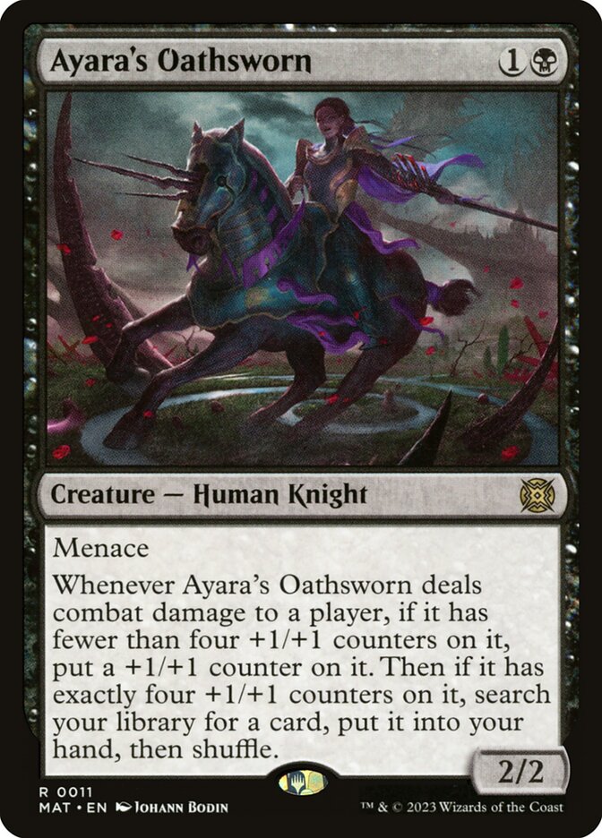 Ayara's Oathsworn Magic The Gathering