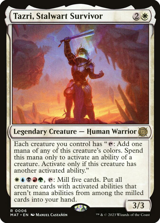 Tazri, Stalwart Survivor Magic The Gathering