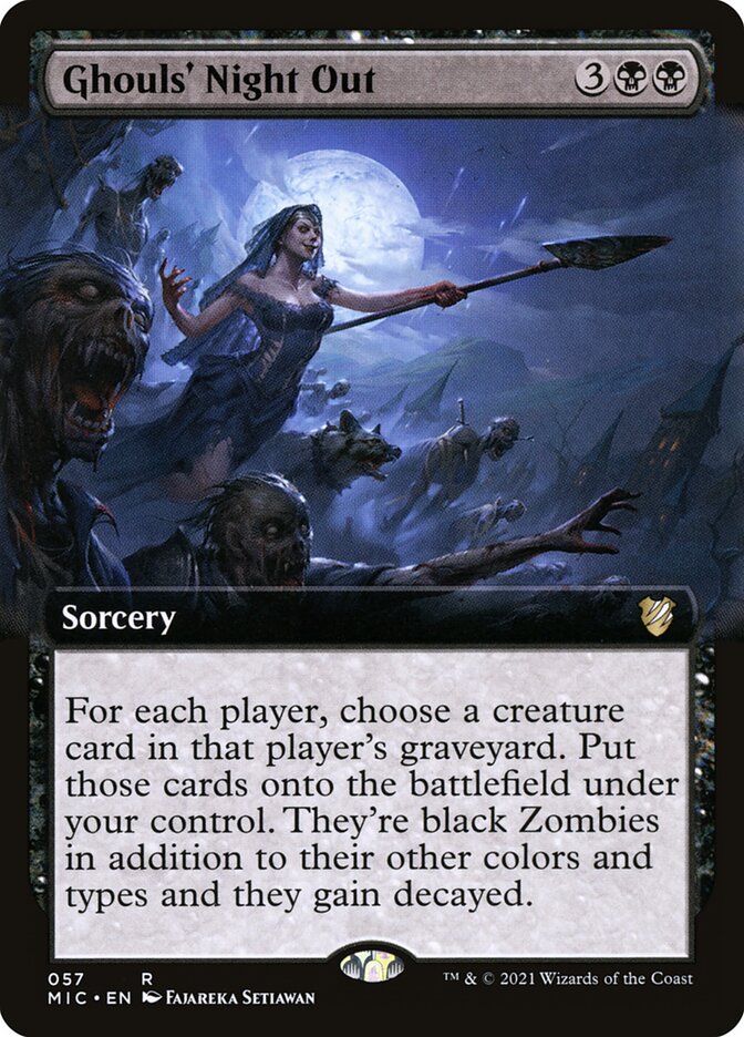 Ghouls' Night Out (Extended) Magic The Gathering