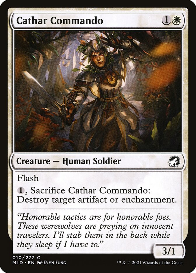 Cathar Commando Magic The Gathering