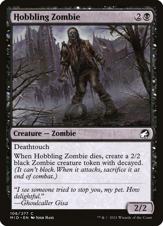 Hobbling Zombie Magic The Gathering