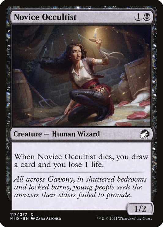 Novice Occultist Magic The Gathering