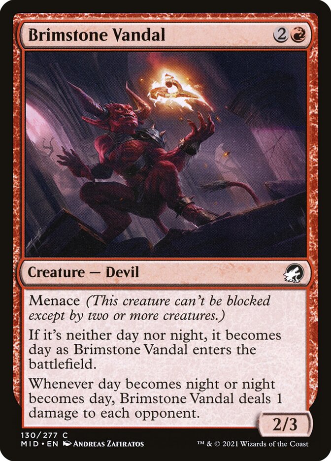 Brimstone Vandal Magic The Gathering