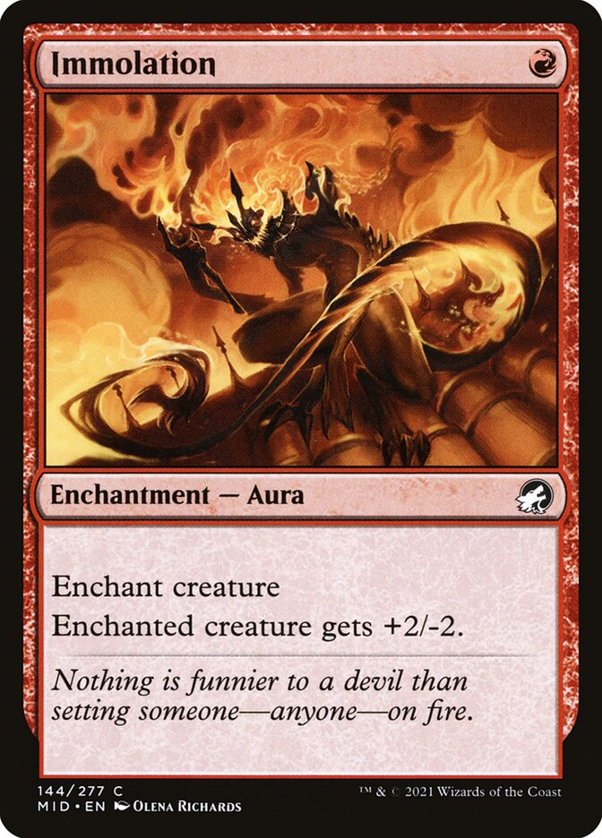 Immolation Magic The Gathering