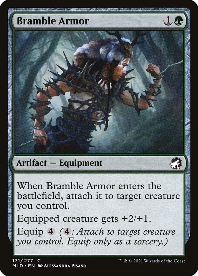 Bramble Armor Magic The Gathering