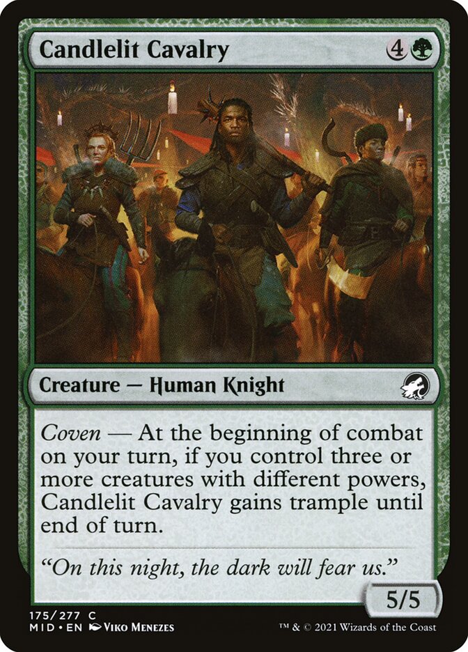 Candlelit Cavalry Magic The Gathering