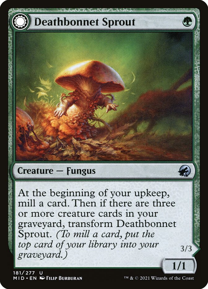 Deathbonnet Sprout // Deathbonnet Hulk Magic The Gathering