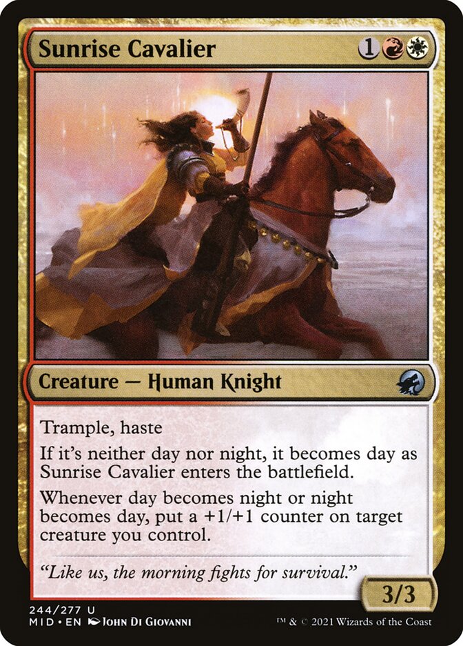 Sunrise Cavalier Magic The Gathering