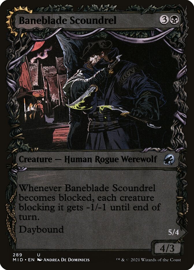 Baneblade Scoundrel // Baneclaw Marauder (Showcase) Magic The Gathering