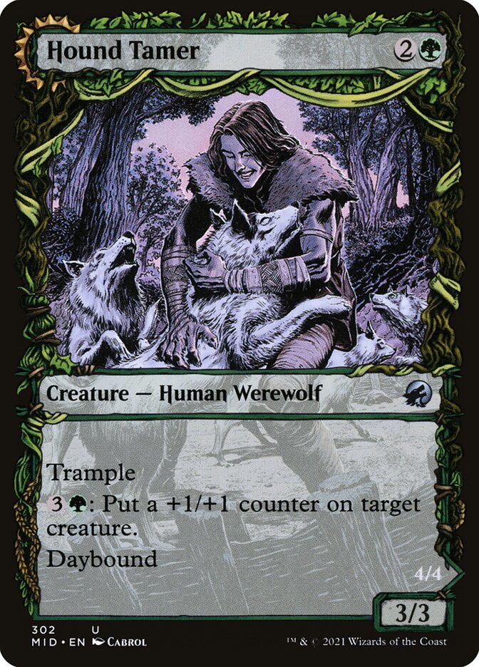 Hound Tamer // Untamed Pup (Showcase) Magic The Gathering