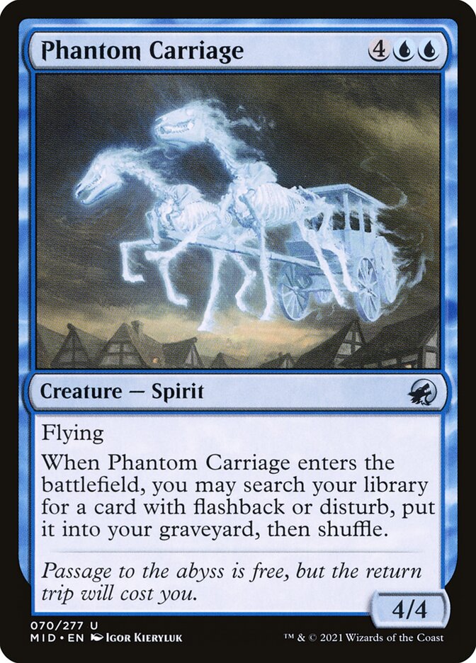 Phantom Carriage Magic The Gathering