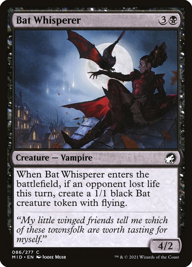 Bat Whisperer Magic The Gathering