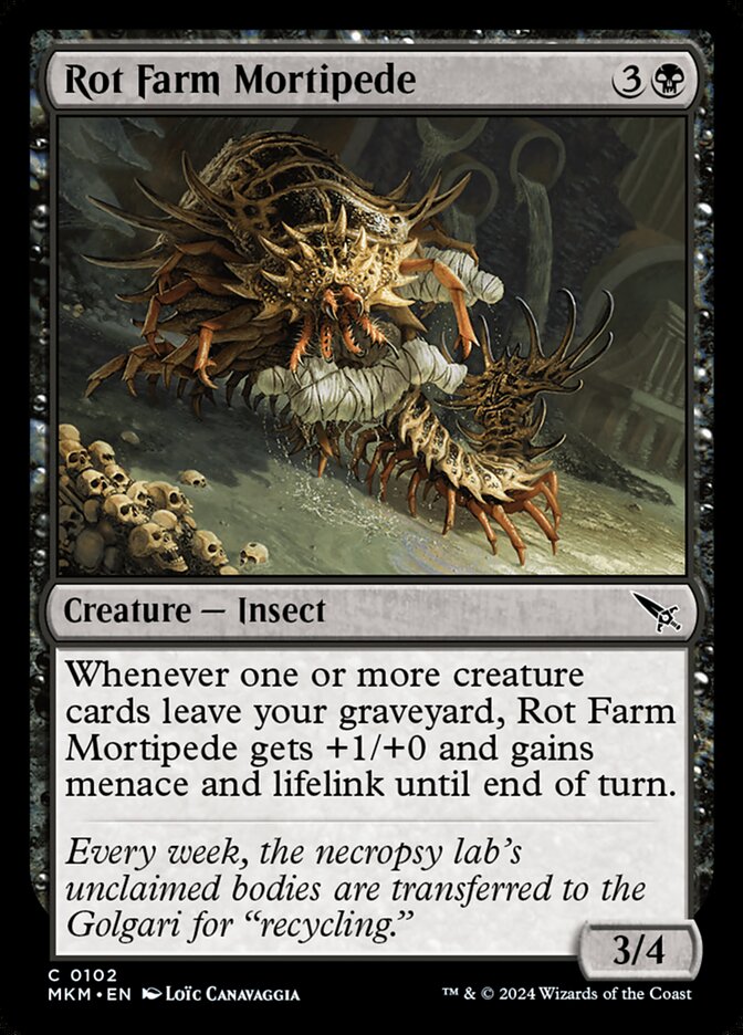 Rot Farm Mortipede Magic The Gathering