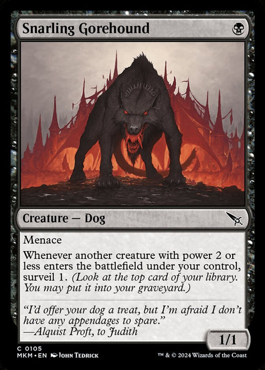 Snarling Gorehound Magic The Gathering