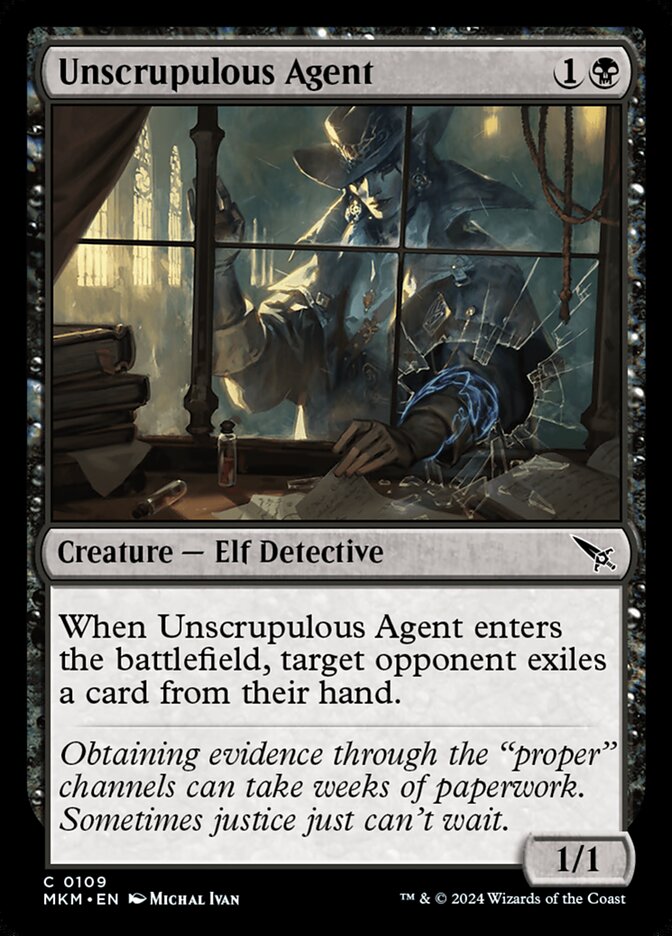 Unscrupulous Agent Magic The Gathering