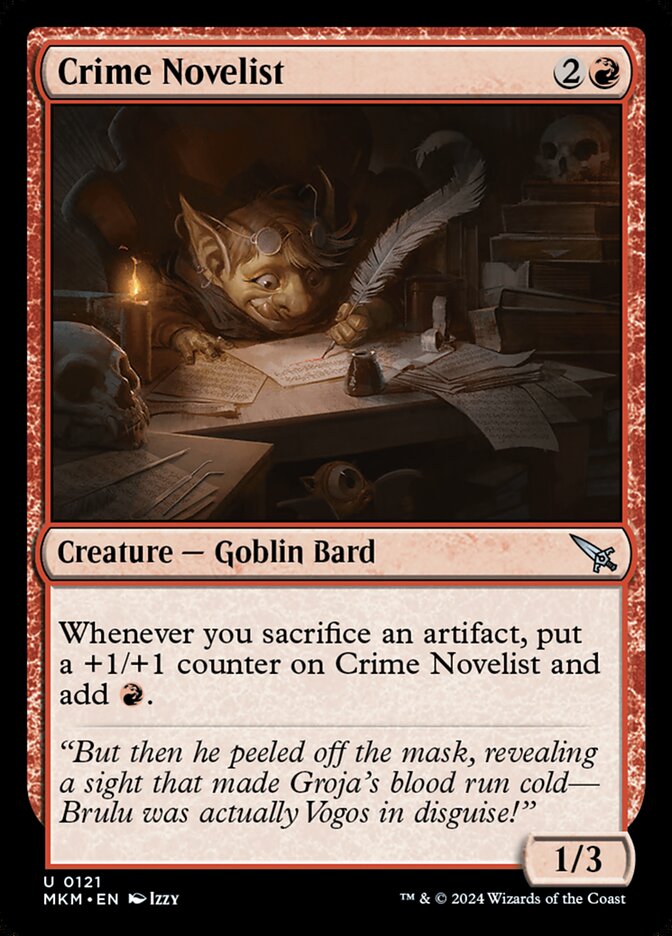 Crime Novelist Magic The Gathering