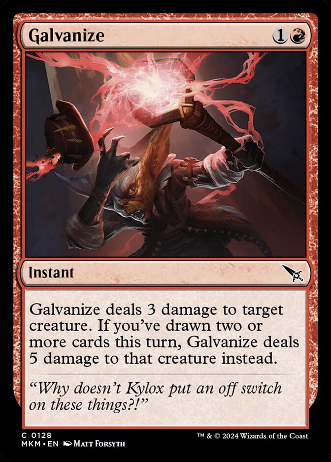 Galvanize (Foil) Magic The Gathering