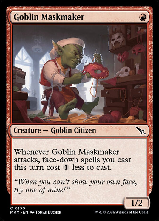 Goblin Maskmaker (Foil) Magic The Gathering