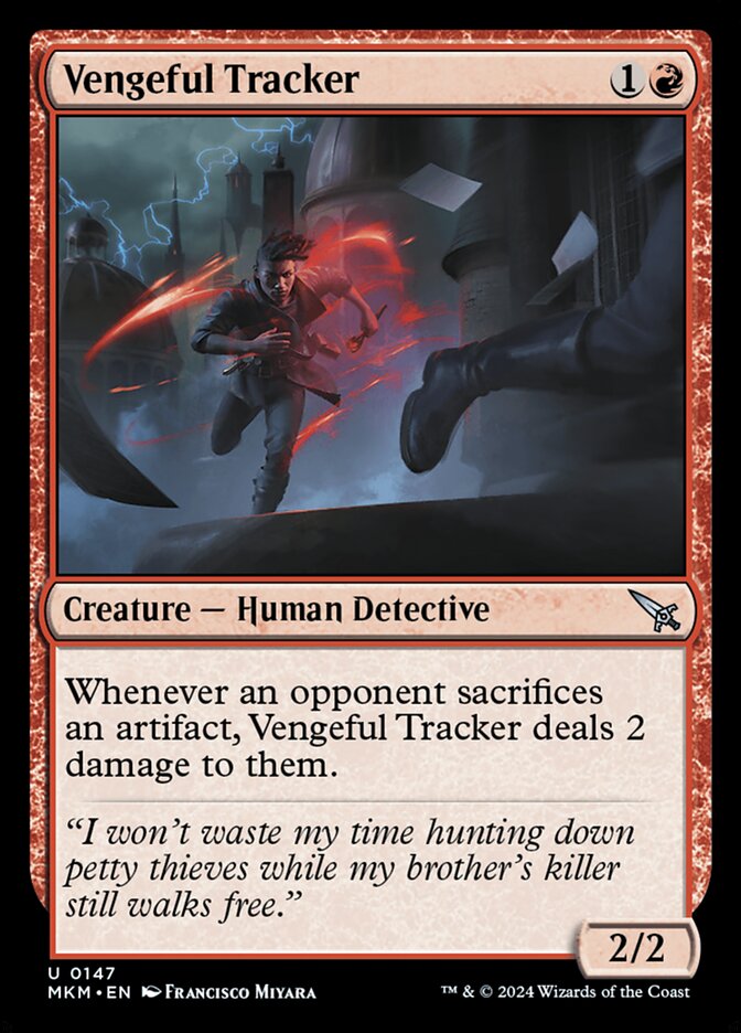 Vengeful Tracker Magic The Gathering