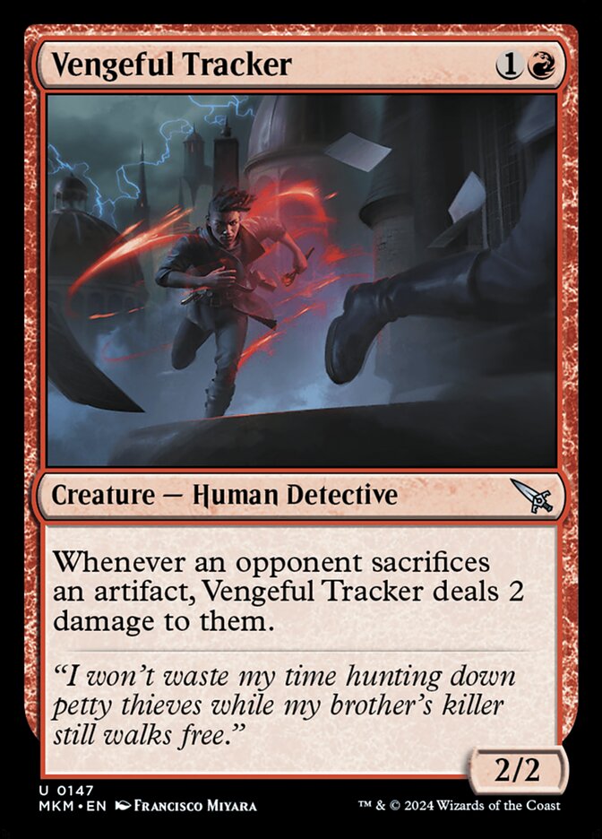 Vengeful Tracker (Foil) Magic The Gathering